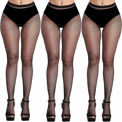 Buauty Womens High Waist Tights Fishnet Stockings Thigh High Pantyhose